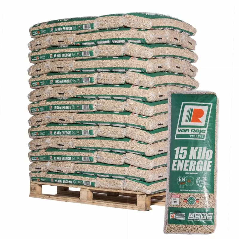 Granulés Bois VanRoje Premium DIN Plus EN Plus Palette 65x15kg