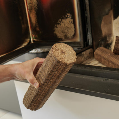 Bûches Compressées Haute Performance Mademoiselle Bûche - 42 Cartons Écologiques