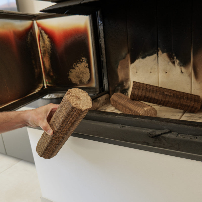 Bûches Compressées Haute Performance Mademoiselle Bûche - 42 Cartons Écologiques