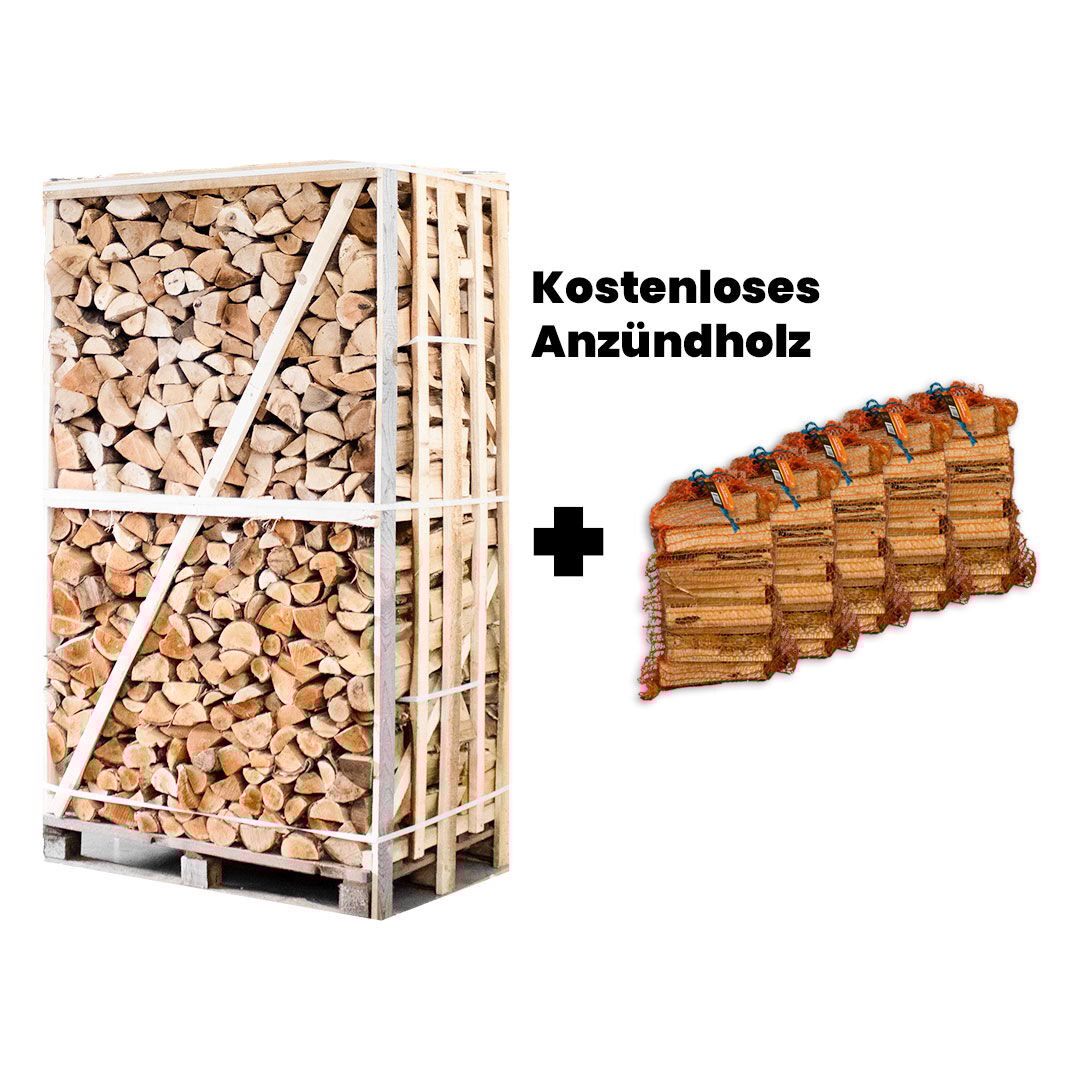 88 Filets de Bûches de Bouleau Fendu Séché au Four 25cm Qualité Supérieure