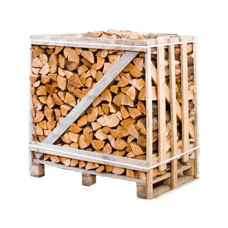 Demi-palette Bois de Chauffage Aulne Fendu 25cm : Séché en Chambre pour une Chaleur Optimale