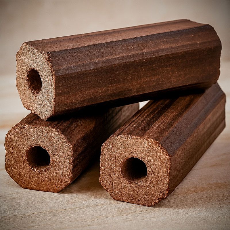 Bûches Densifiées Pini Kay Premium: Chaleur Intense, Flamme Sublime, 960 kg