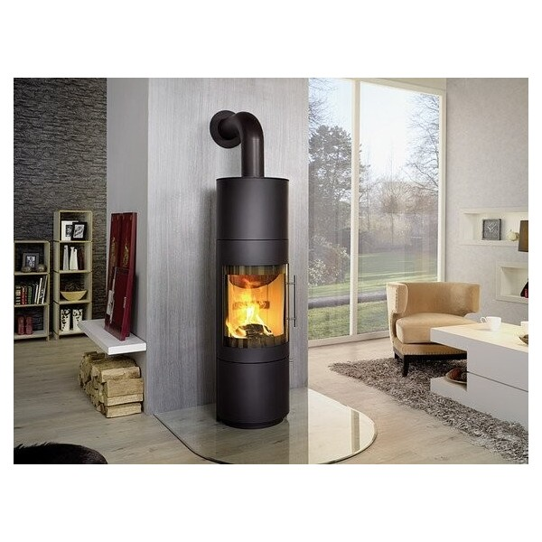 Poêle à Bois HARK 117 ECOplus 6KW Design Élégant Accumulateurs Chaleur Longue Durée