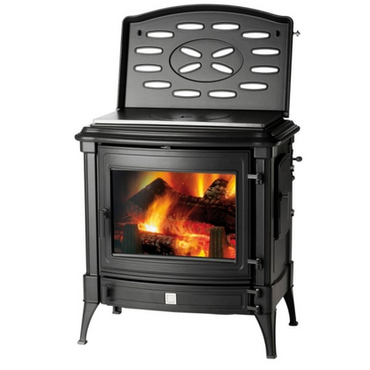 Poêle à Bois Nestor Martin STANDFORD9+ 9KW Fonte, Vitre Propre, Efficace