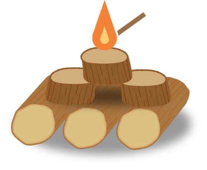 Bûches Compressées Jour Haute Performance 1620 Pièces Écologiques Bois Français